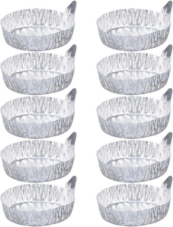 Baluue 30pcs Aluminum Weighing Boats, Foil Supplies Tray for Pan Storing Aluminium Dish Size Pans Weighing Measuring