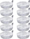 Baluue 30pcs Aluminum Weighing Boats, Foil Supplies Tray for Pan Storing Aluminium Dish Size Pans Weighing Measuring