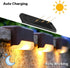 MAIXI 4 16-Pack) Solar Deck Lights Outdoor, PCs LED Solar Fence Lights Waterproof, Garden Decorative Solar Step Lights