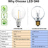 27FT 14 G40 Bulbs(1 SUNTHIN Globe Outdoor String Lights, Patio Lights with Shatterproof LED Spare), Waterproof Hanging