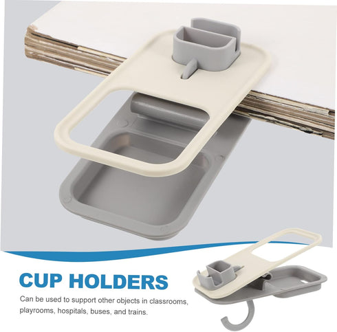 ABOOFAN Holder for Desktop Portable Table-Side Drink Stand Hook Multi-use Clamp for Office and Home Keeps Your