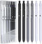 Gel Pens, 0.5MM Black Gel Ink Fine Point Smooth Writing Pens, College Essentials for Journaling Note Taking