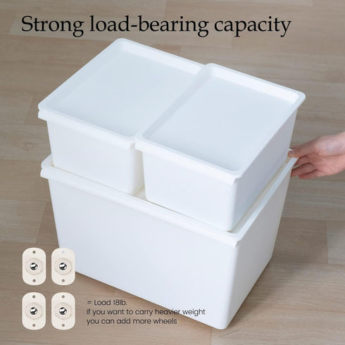 Self Adhesive Mini Caster Wheels, 360° Rotation Universal Roller Bearing, Sticky Pulley for Trash Can, Storage Box,