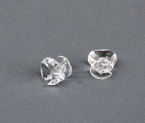 10PCS Clear Acrylic Plastic Knob | Small Triangular Plexiglass Cabinet Handle