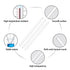 Droppers 10ml Pipettes Glass Graduated Dropper Lab Pipette Liquid Pipette (2)