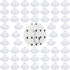 120pcs Pegboard Hook Locks, Stoppers for 1/4in Pegboard Hook Accessories, Tool Organizer Security Locks for Hanging