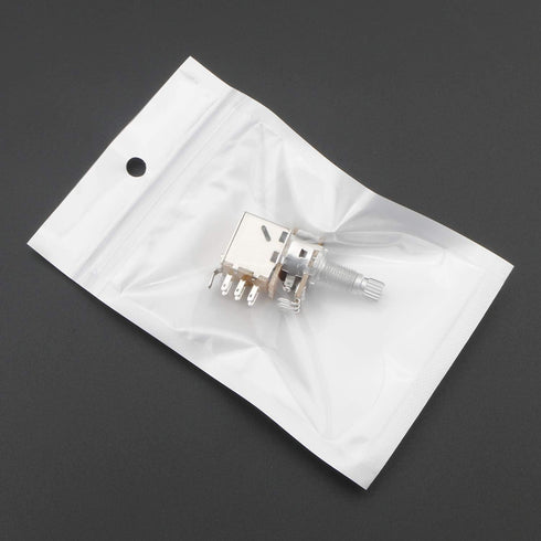 Ellbest 300pcs Clear Front White Back Bags, Resealable Zipper Plastic Poly Pouches for Jewelry Making Crafts Packing