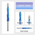 1/4 Inch Trimming BRD314C Spiral Flush Trim Router Bit Shank Spiral Router Bits with Nano Coated Downcut Template