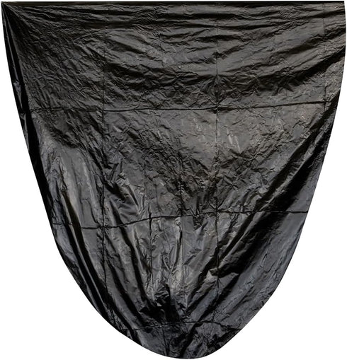 1000 Count 7-10 Commercial 24" 24" TYPLASTICS Trash Can Liner - Wholesale Black Garbage bags on Perforated Roll Gallon
