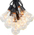 Hometown Evolution, Inc. Vintage Edison Outdoor String Lights (PS50 Clear - Black