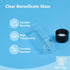 ALWSCI 1 Dram Glass Vials, Small Liquid Sample Vial, 4 ml Borosilicate Glass Empty Vials with 13-425 Black Screw Caps