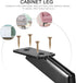Luxshiny Iron Furniture Legs Oblique Design Cabinet Sofa Support Feet for Bed Desk Wardrobe Tv Stand with Moisture