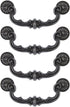 SUPERFINDINGS 4 Sets Vintage Bail Pull Handles 6.5 inch Hole Center Antique