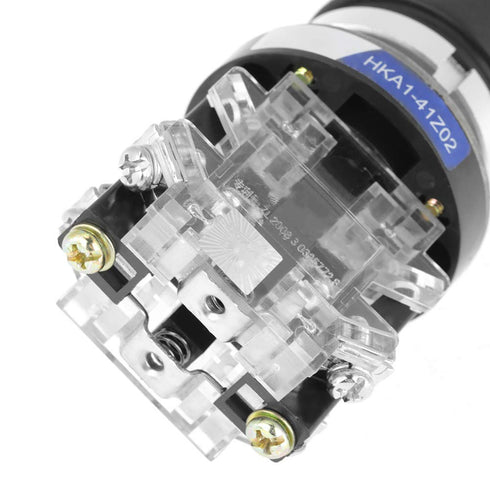 1pc Joystick Switch, 2 NO Bidirectional Reset HKA1-41Z02 2-Position Return Momentary Joy Stick