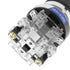 1pc Joystick Switch, 2 NO Bidirectional Reset HKA1-41Z02 2-Position Return Momentary Joy Stick