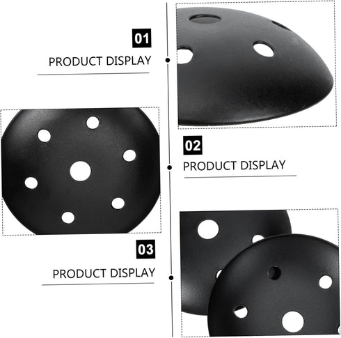 4pcs Alipis Ceiling Cover Plate Desk Lamp Base Ventilation for Chandelier Replacement Easy to Install Sturdy Design