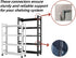 Sraseenomy 24 (12 12 Pcs Post Inserts Connectors for Storage Rack and Whalen Muscle Rack Shelving - PP Plastic, Sturdy