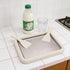 RIZGHWOY 2 Frozen Rolled Ice Cream Maker, Stainless Steel DIY Ice Cream Roll Tray with Scrapers, for Soft Serve