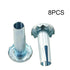 heyous 8PCS Metal Caster Sockets - 3/8" x 1-1/4" Furniture Insert Wheel Mounting Stem for Chair Legs