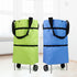 Amaping Shopping Grocery Bag with Wheels Rolling Tote Bag Carry on Luggage Bag Reusable Shopping Bags Travel Bag Duffel