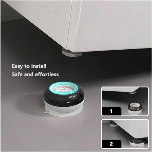 DYLCCHFS 4Pcs 4pcs) Universal Anti Vibration Pads Washing Machine Rubber Foot Mat Silent Refrigerator Furniture Pad