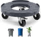 Nefish Upgraded 15-19 Inch Trash Can Dolly Wheels, Adjustable Round Barrel Dollies