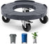 Nefish Upgraded 15-19 Inch Trash Can Dolly Wheels, Adjustable Round Barrel Dollies