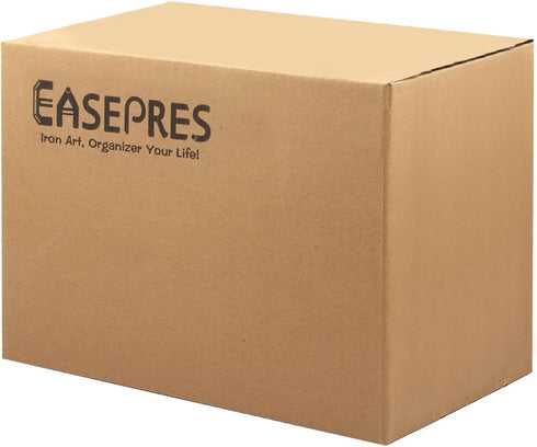 EASEPRES Desk Hanging File Organizer, Mesh Metal Letter-Size Desktop File Holder Box with 5 Hanging Folders