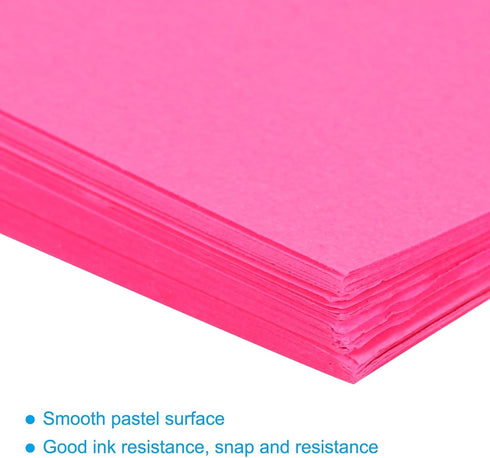 MECCANIXITY 75 Sheets A4 Colored Print Copy Paper, 8.5" x 11", Bright Red, 75gsm for Printing, Document Copying, Art