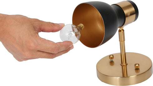 Modern Black Adjustable Wall Sconce - Versatile Lamp for Any Room