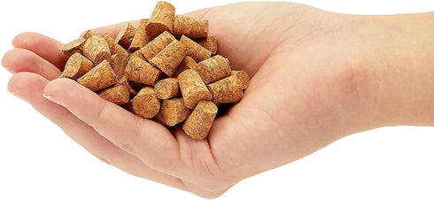 Juvale 100-Pack Tiny Cork Plugs & Mini Stoppers, 0.4 x 0.3 x 0.5 In, Brown for Test Tubes & DIY Crafts