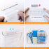 Set, 3 Pack Wall Mounted Remote Control Holder Self Adhesive Magazine File, Mail Organizer Box for Wall, Bedside Caddy