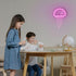 Dimmable Jellyfish Neon Sign for Bedroom Decor, Handmade Jelly fish Neon Signs for Wall Decor, Pink LED Seajelly Neon