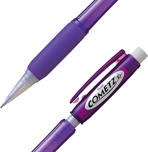 Pentel Cometz Automatic Pencil, 0.9mm, Violet Barrel, Box of 12