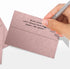 LUXPaper 4Bar A1 Invitation Envelopes | 3 5/8" x 5 1/8" | Peel & Press | Misty Rose Metallic | 50 Qty