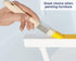 Zibra Square Paint Brush, 1-inch, for Painting Murals, Details, Narrow Trim & Windows, Artist Brush