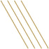 Favordrory 4PCS Brass Round Rod, 3/16 Inch Diameter, 14 Inches Length