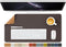 Cork Desk Mat - Dual-Sided Desk Pad for Office and Home -