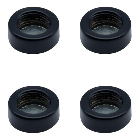 HAJXZH 4 M10 PCS Lamp Shade Harp Bracket Top Cap Black Thread Lamp Finial Cap Knob for Table Lamps and Floor Lamps