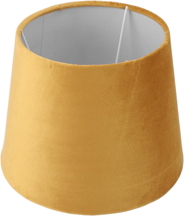HEEPDD E14 E27 Velvet Fabric Conical Lampshade, Soft Touch, Dual Use, Perfect for Table and Floor Lamps Velvet Fabric