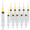 100 Pack 2.5ml 25Ga Plastic Syringe with Measurement, Disposable Individually Wrapped for Scientific Labs
