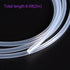 DMiotech 1mm ID 2mm OD Silicone Tube, 0.5mm Thick, 6.6 Feet Clear Industrial Tubing for Water Pump