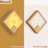 Dimmable, Natural Alabaster Wall Sconce Antique, Square Marble Wall Lighting LED Alabaster Wall Lamp Fixture
