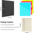 Telescoping Project Organizer Binder -Black by INFUN