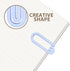 SEWACC 60 Pcs Large Plastic Paper Clips for Office School Paperwork