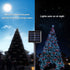 2 Packs 144ft 400 8 Toodour Solar Christmas Lights Outdoor, Total LED Solar String Lights with Mode, Outdoor Christmas