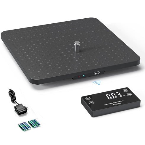 Shipping Scale 440lbs x 1oz, Wireless Ultrathin ABS Large Platform Scale for Shipping Packages