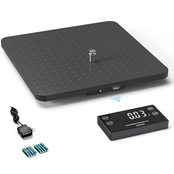 Shipping Scale 440lbs x 1oz, Wireless Ultrathin ABS Large Platform Scale for Shipping Packages