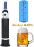 VGVGV Brix Refractometer, Antifreeze Refractometer Glycol Glass Water Battery Fluid Freezing Point ATC Car Urea