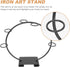 MAGICLULU Ice Cream Cone Display Stand Iron Storage Rack Dark Color Dessert Food Display Rack for Wedding and Buffet